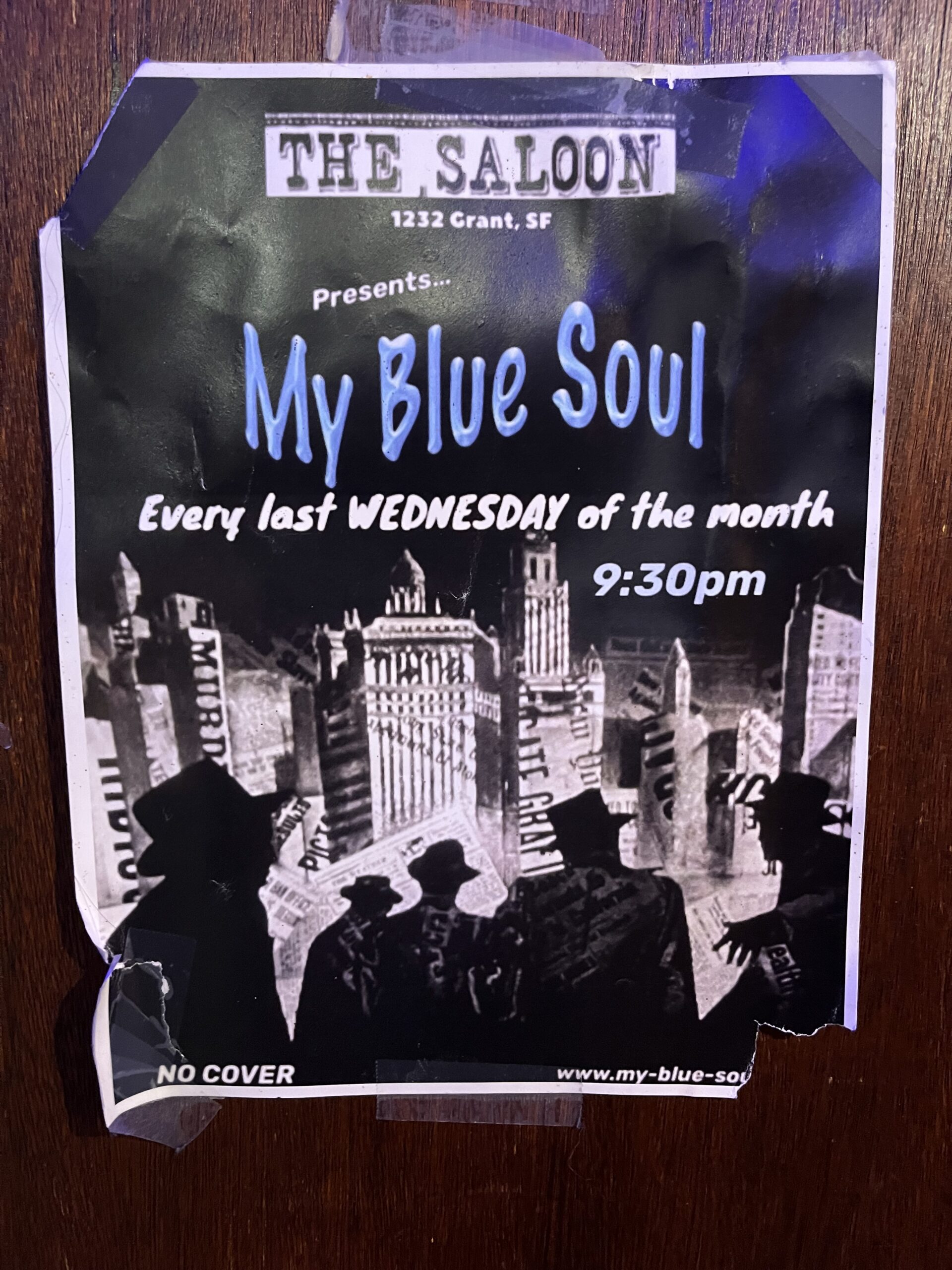 My Blue Soul Every Last Wednesday 9:30pm