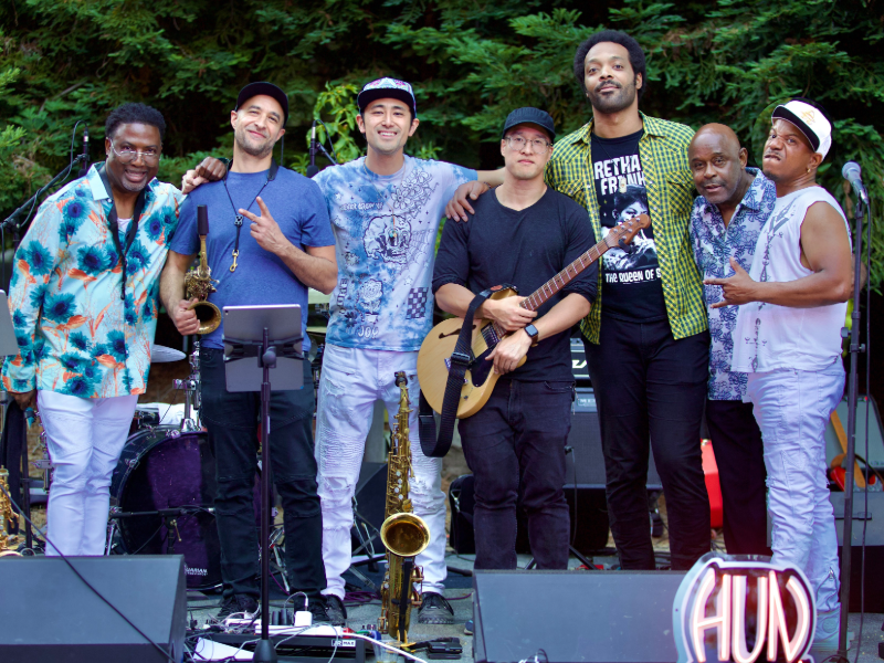 Eddie M with Huney Knuckles