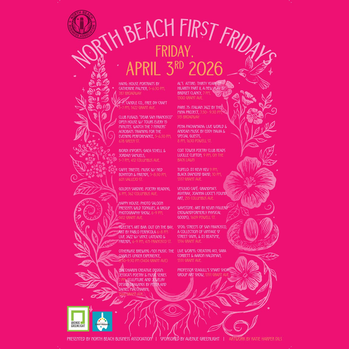 North Beach First Fridays April 2026